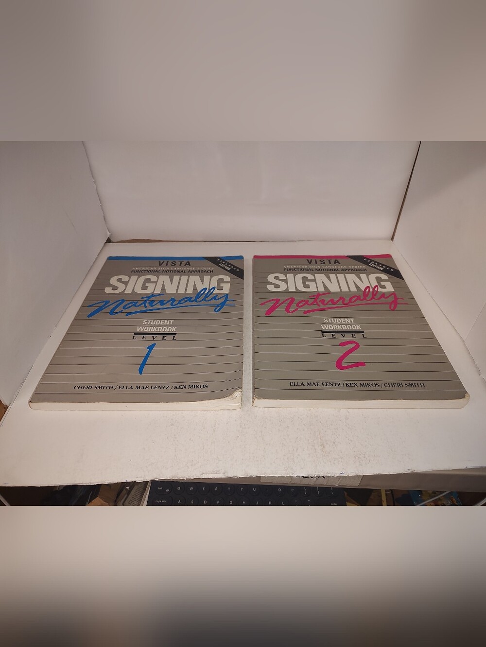 Signing Naturally: Student Workbook Level 1 & 2 by Cheri Smith PB Used